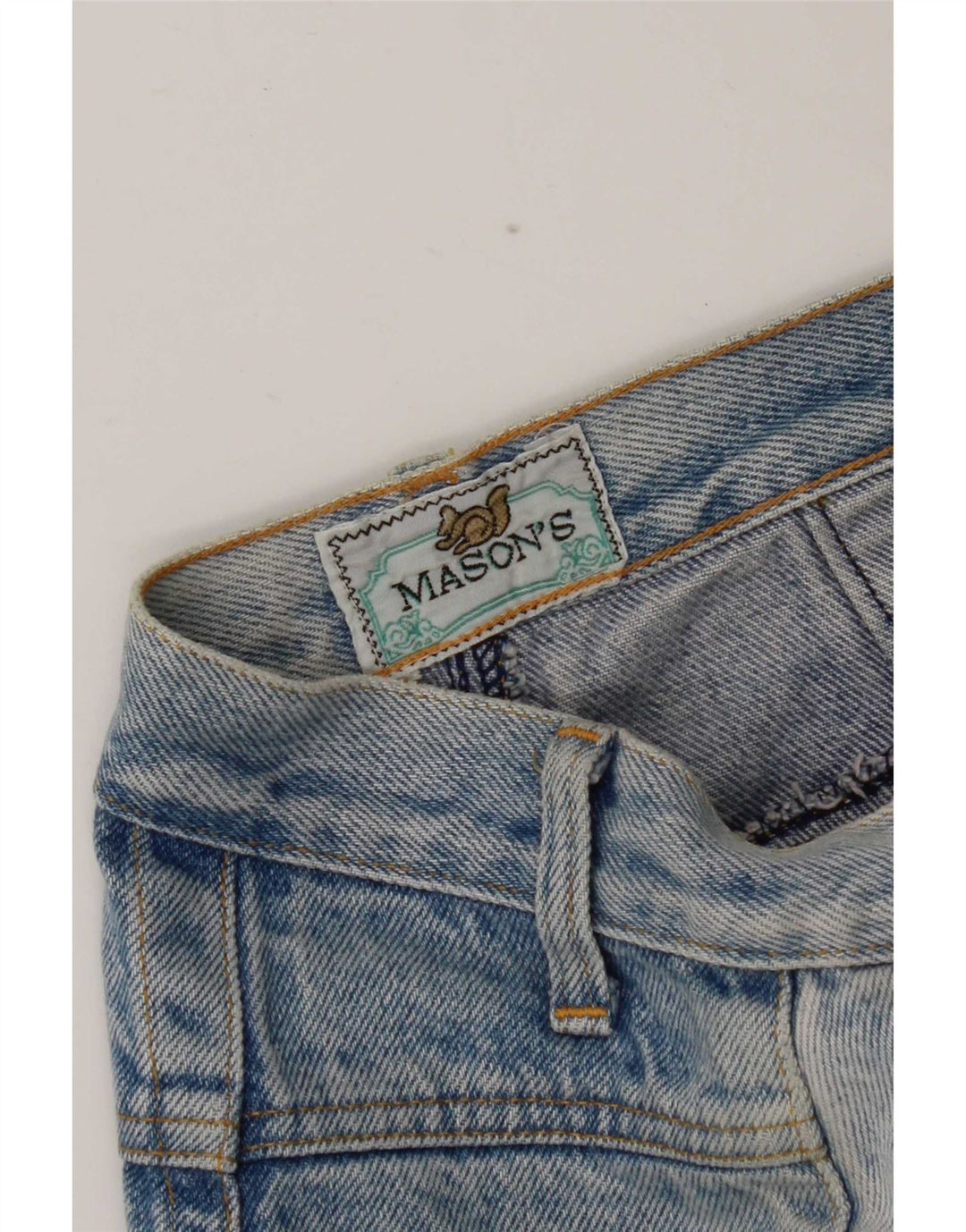 Mason's Dame Denim Nederdel W28 Medium Blue