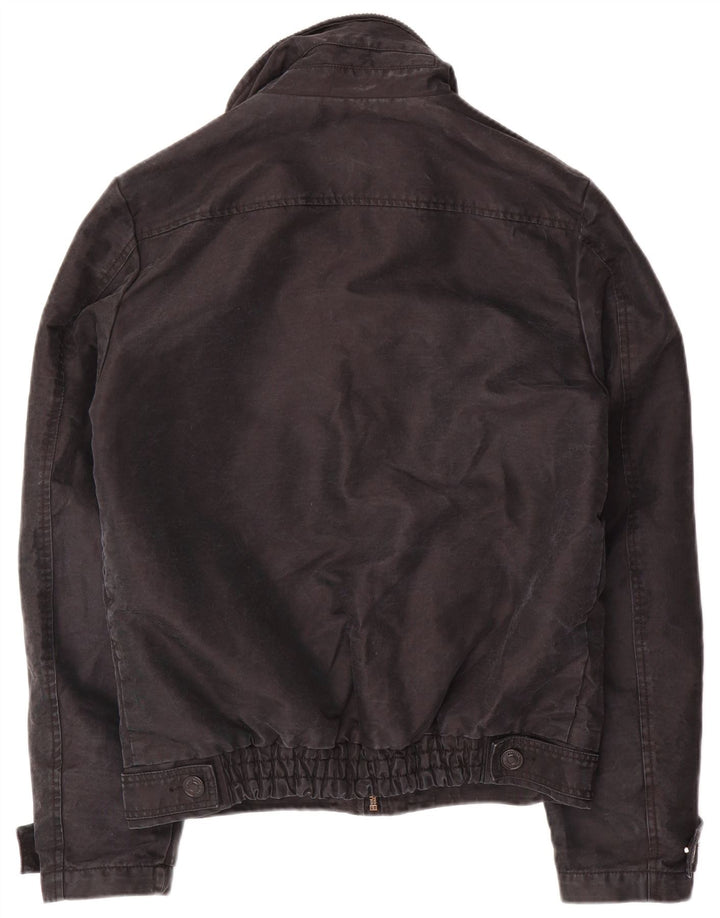 Calvin Klein Jeans Herre Khakis Utility Jacket UK 36 Small Black Cotton