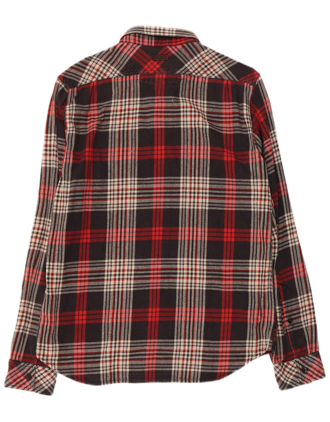 Marlboro Classics Herre Ternet Slim Fit Flanellskjorte Stor sort Ternet