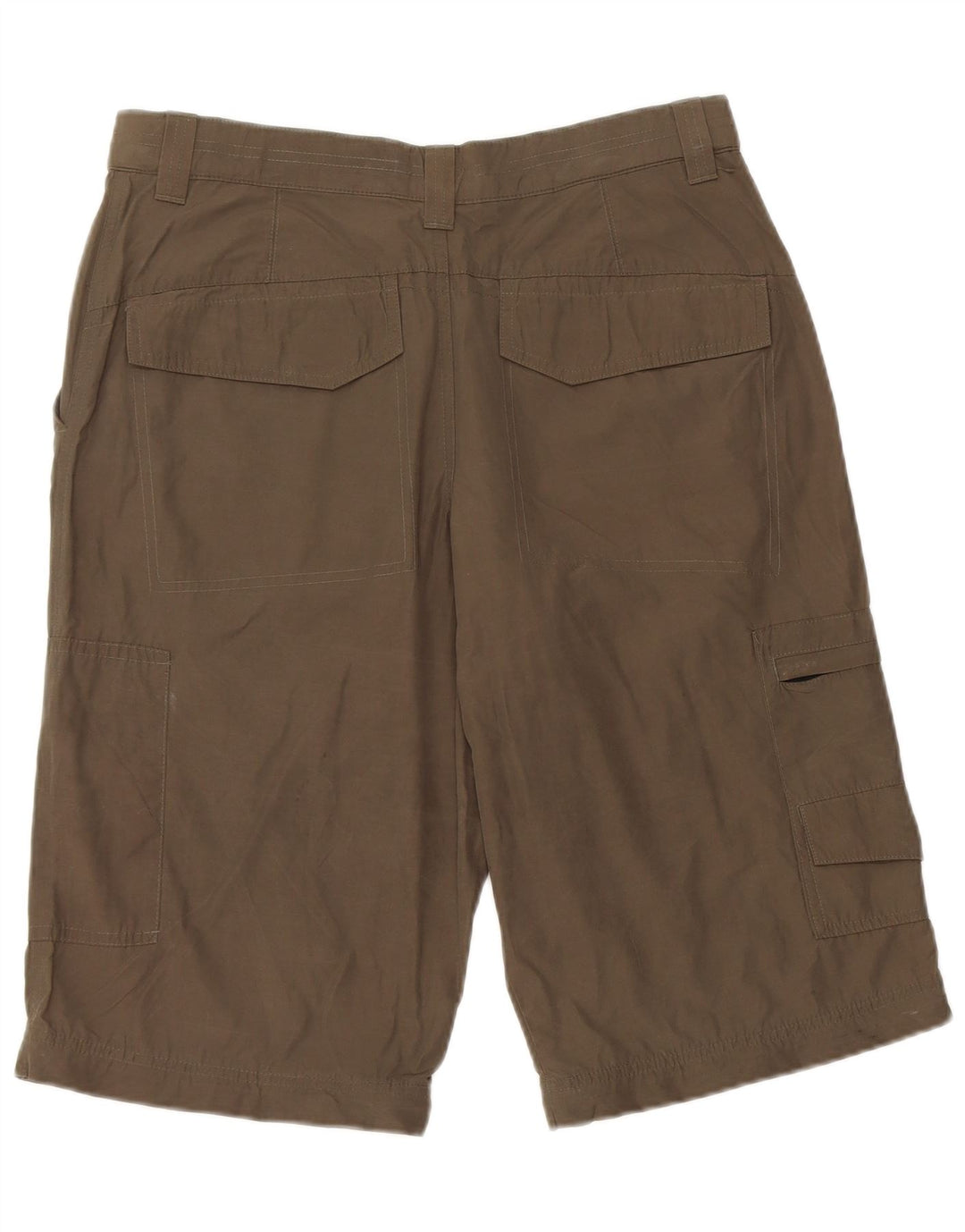 Marks & Spencer Herre Cargo Shorts W32 Medium Khaki Polyamid