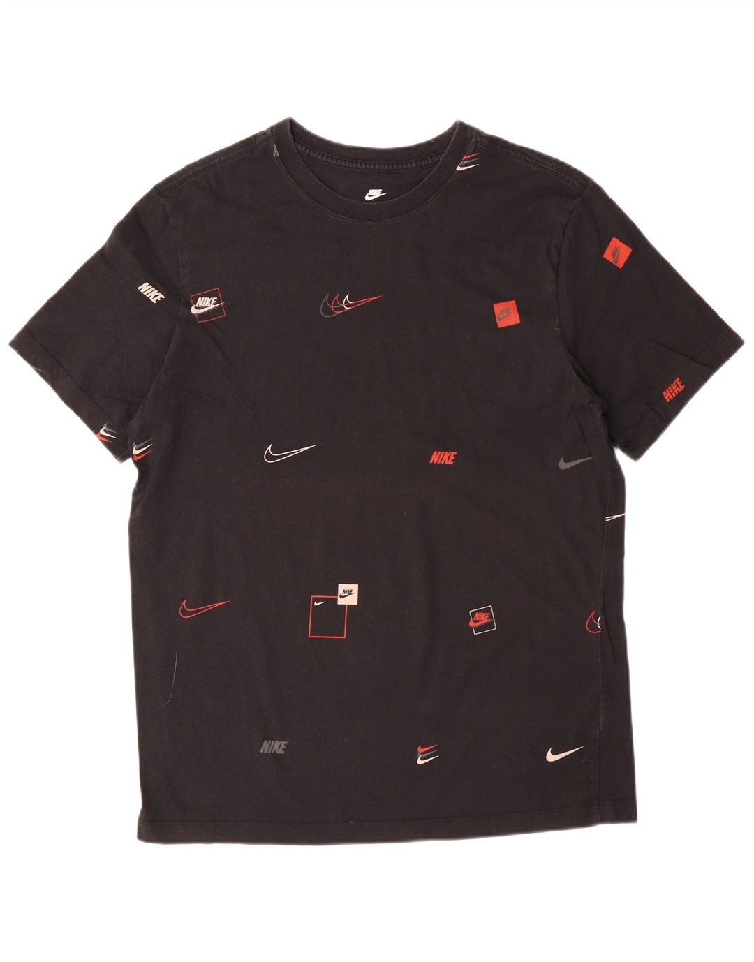 NIKE grafisk t-shirt til mænd, medium sort