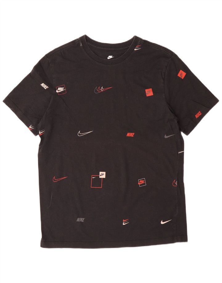 NIKE grafisk t-shirt til mænd, medium sort