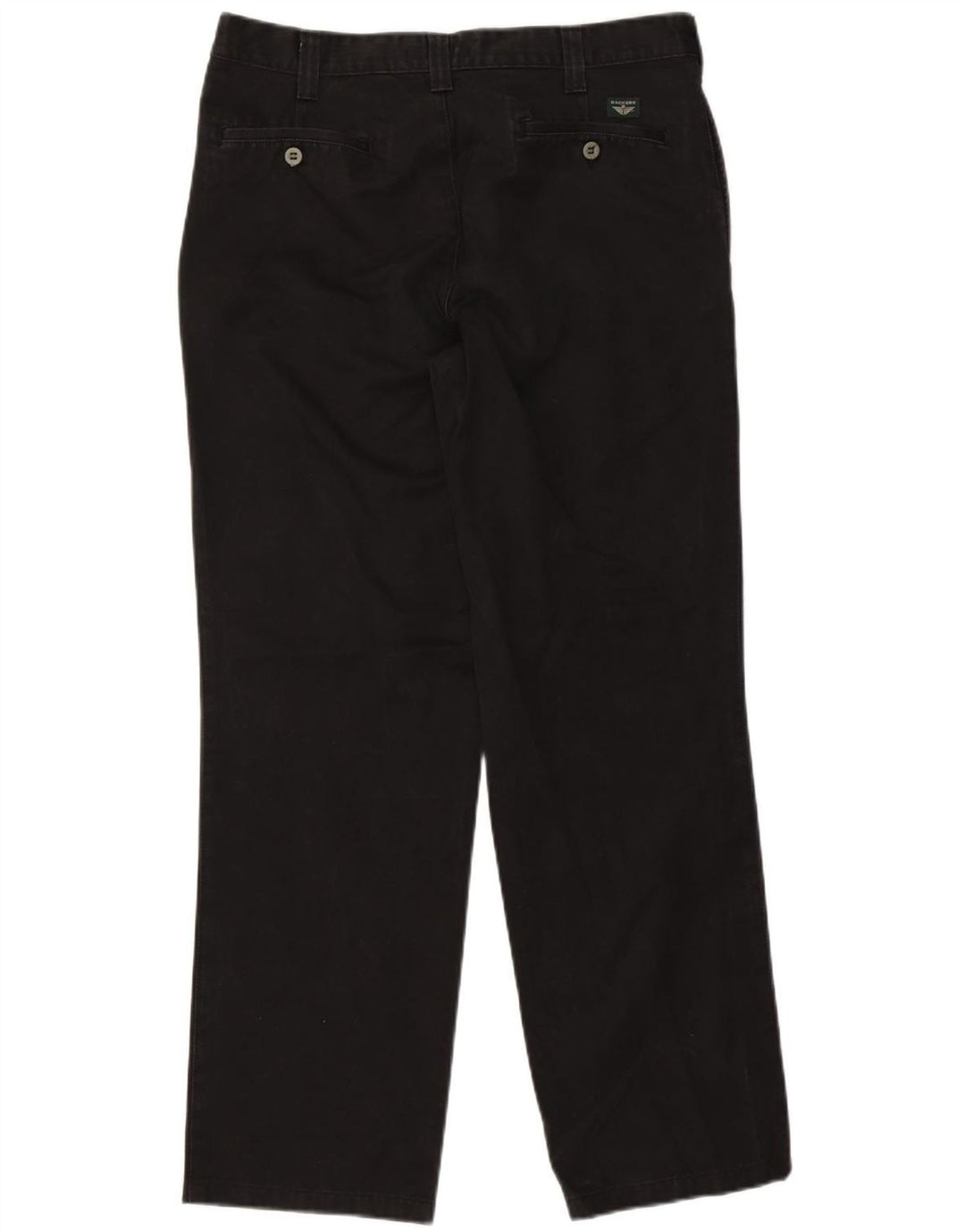 Dockers Herre Khakis Lige Chinobukser W34 L31 Sort