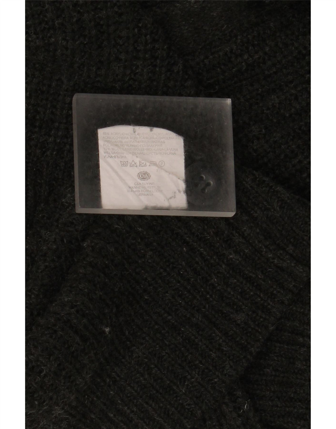Angelo Litrico Herre Cardigan Sweater XL Grå Akryl