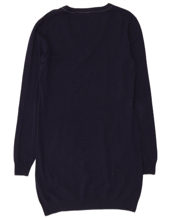 U.S. Polo Assn. Dame Jumper Dress UK 14 Large Navy Blue Wool
