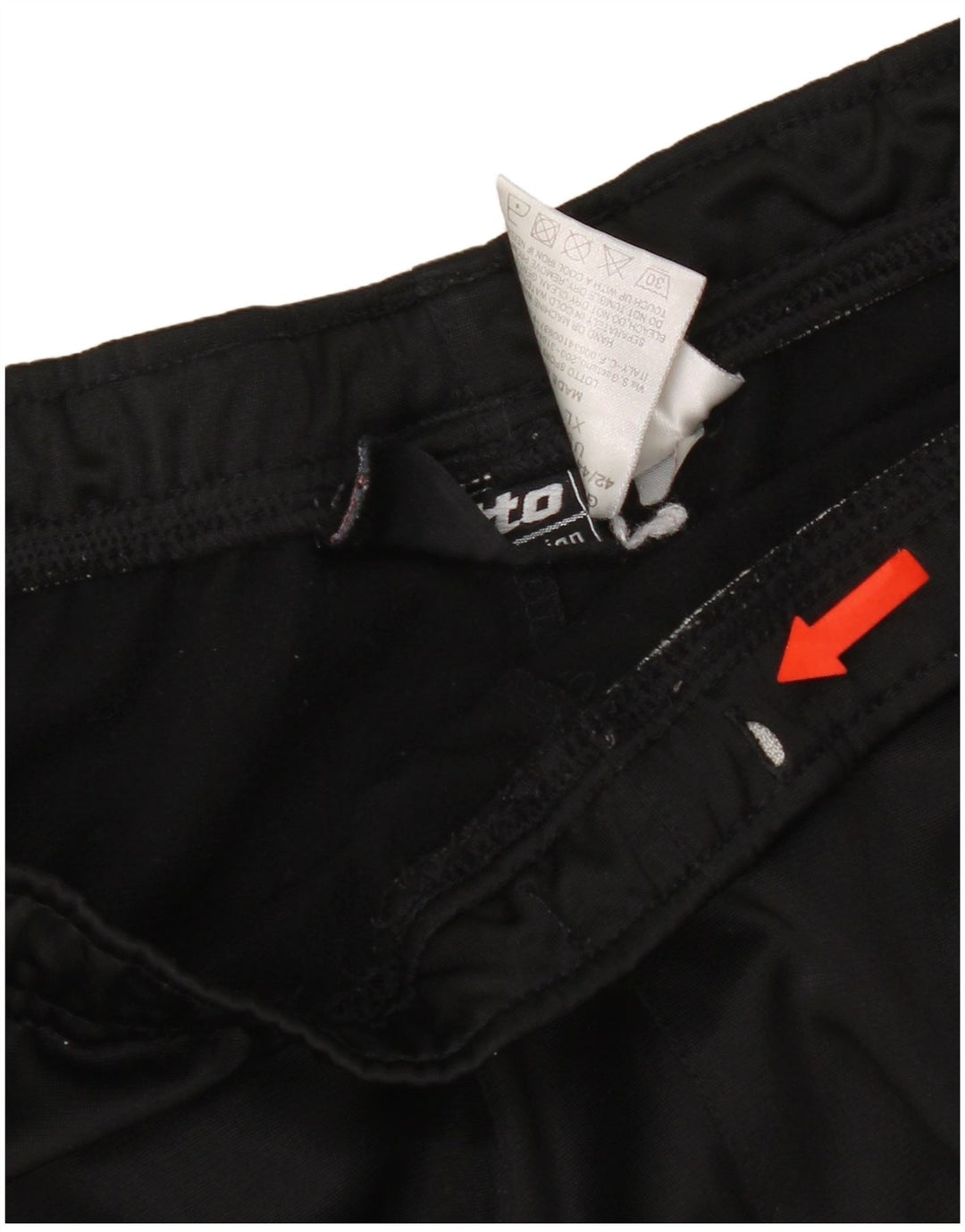 Lotto Herre træningsdragt Bukser XL Sort Polyester