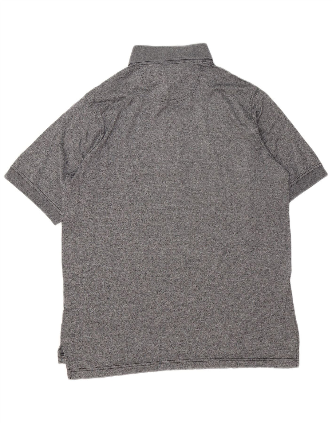 Ellesse Herre Polo Shirt Lille Grå Flecked Bomuld