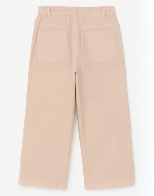 Marks & Spencer bukser med brede ben til kvinder UK 12 Medium W30 L25 White