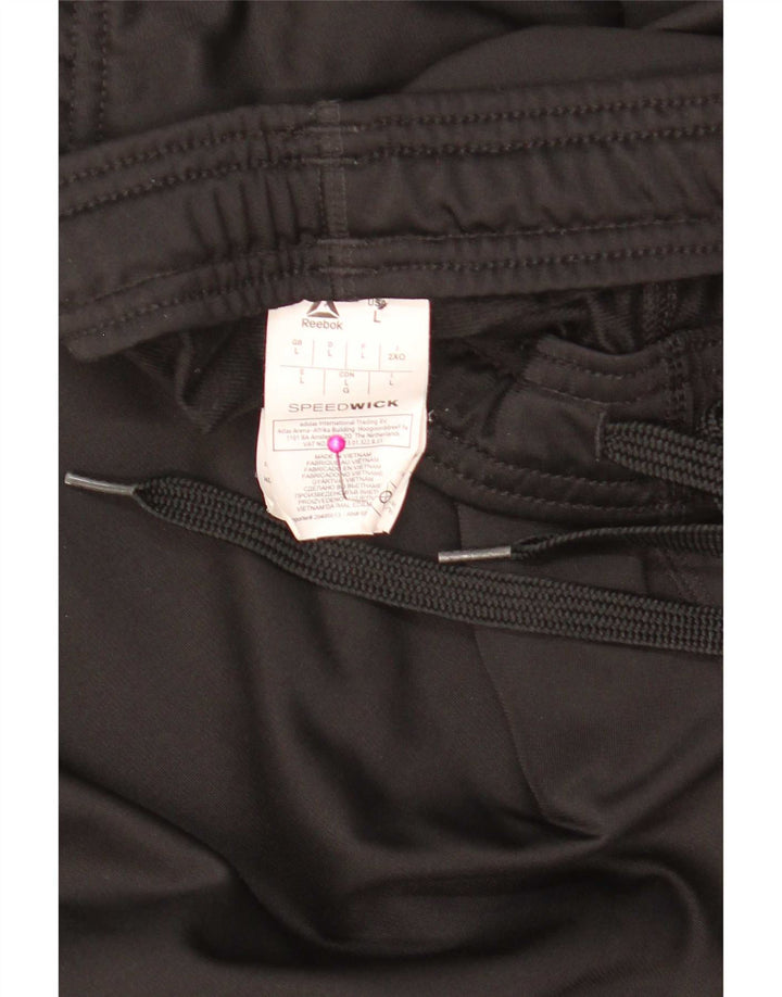 Reebok Herre træningsdragt Bukser Joggers Large Sort Polyester