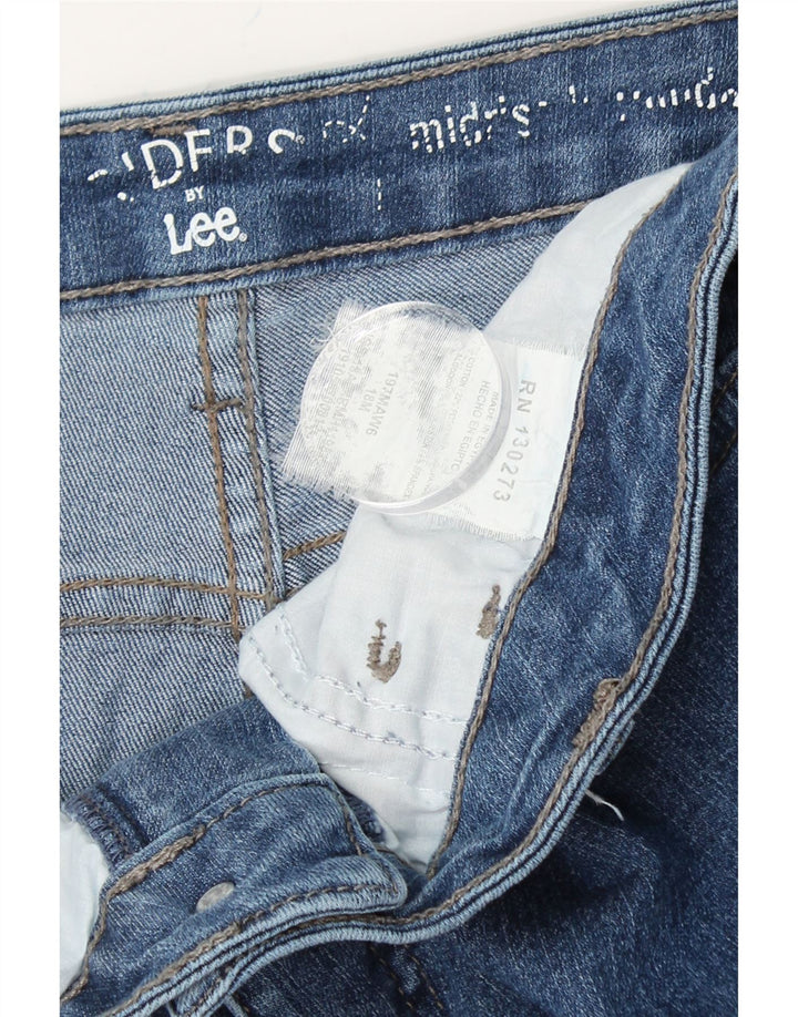 LEE Womens Plus Size Mid Rise Bermuda Denim Shorts US 18 XL W40 Blue Vintage Lee and Second-Hand Lee from Messina Hembry 