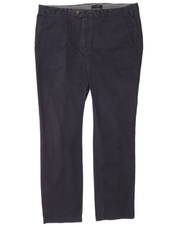 Ted Baker Herre Slim Chino Bukser W38 L32 Marineblå Bomuld