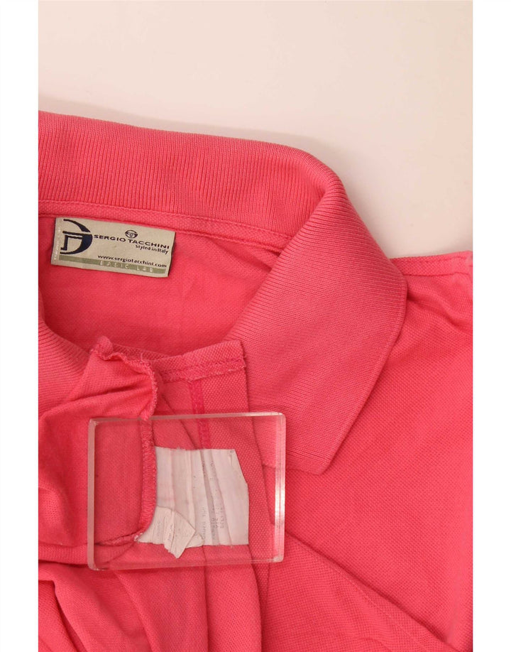 Sergio Tacchini Herre Polo Shirt Large Pink