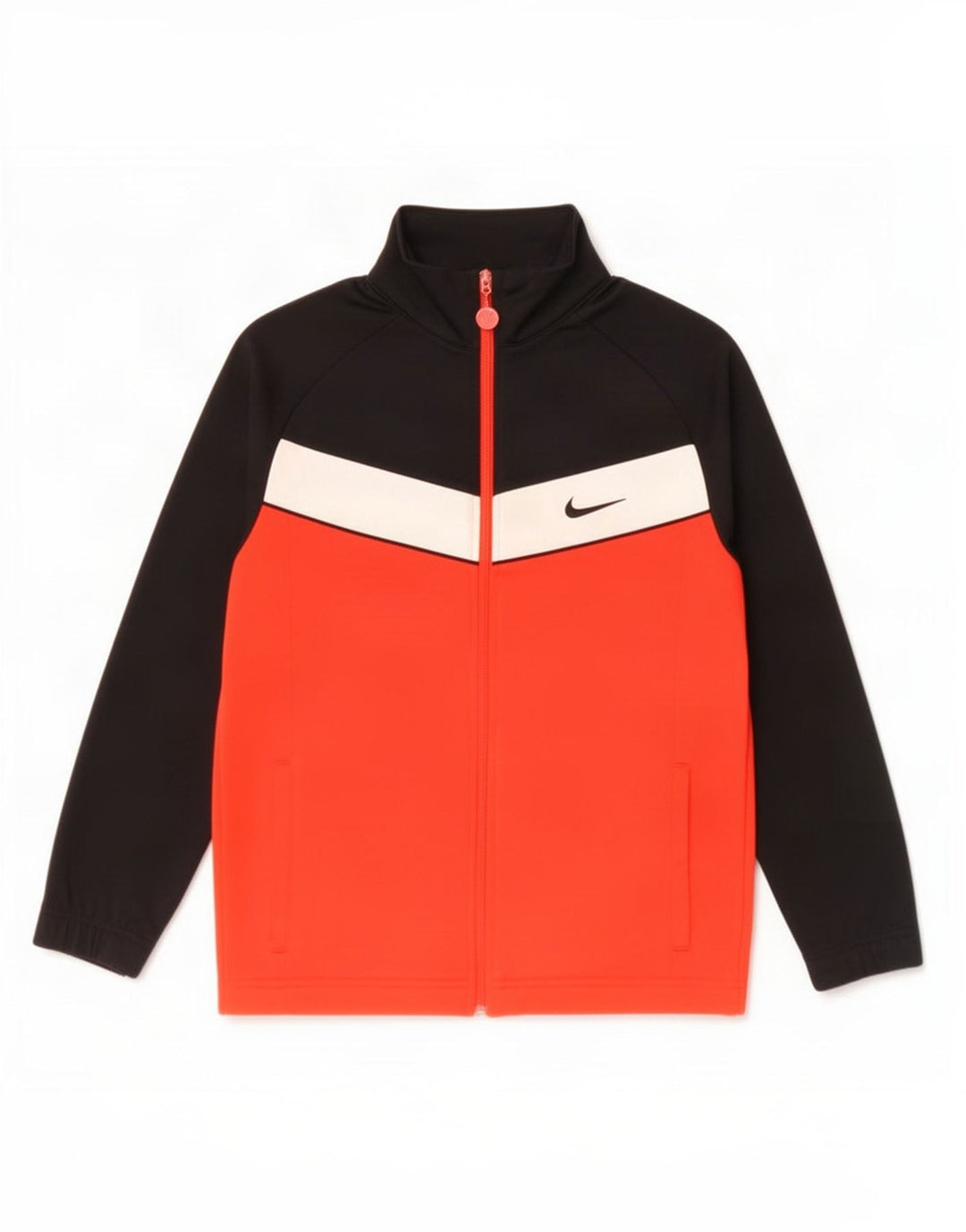 Nike drenge træningsdragt topjakke 12-13 år Stor sort farveblok