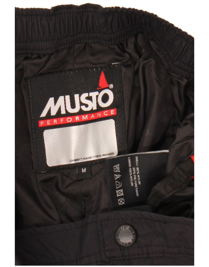 Musto Herre Grafiske Casual Shorts Medium W32 Sort Nylon