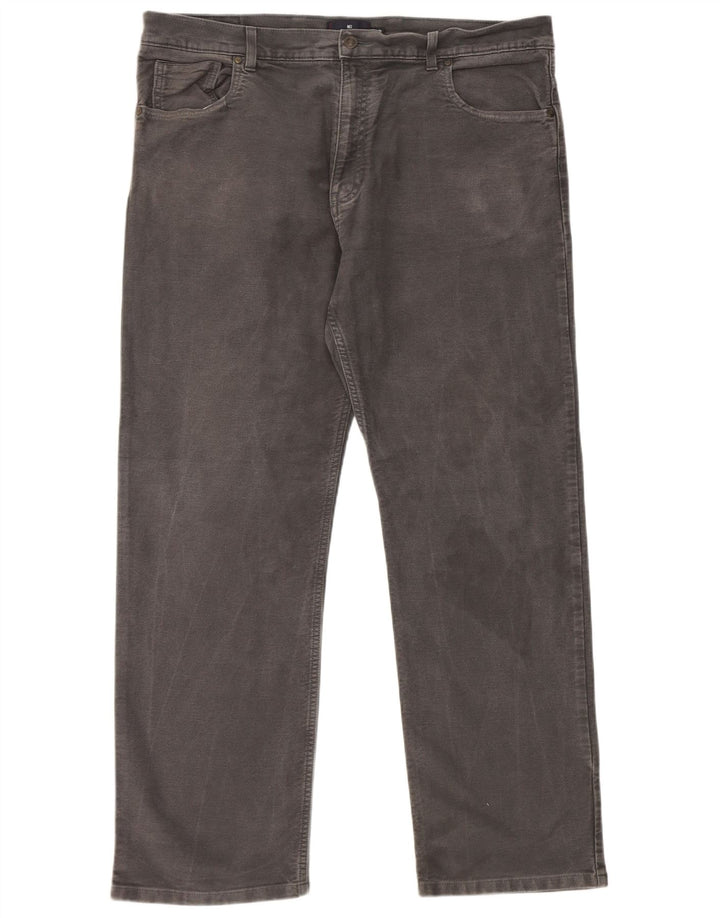 Marks & Spencer Herre Blue Harbor Straight Casual Bukser W40 L31 Grå
