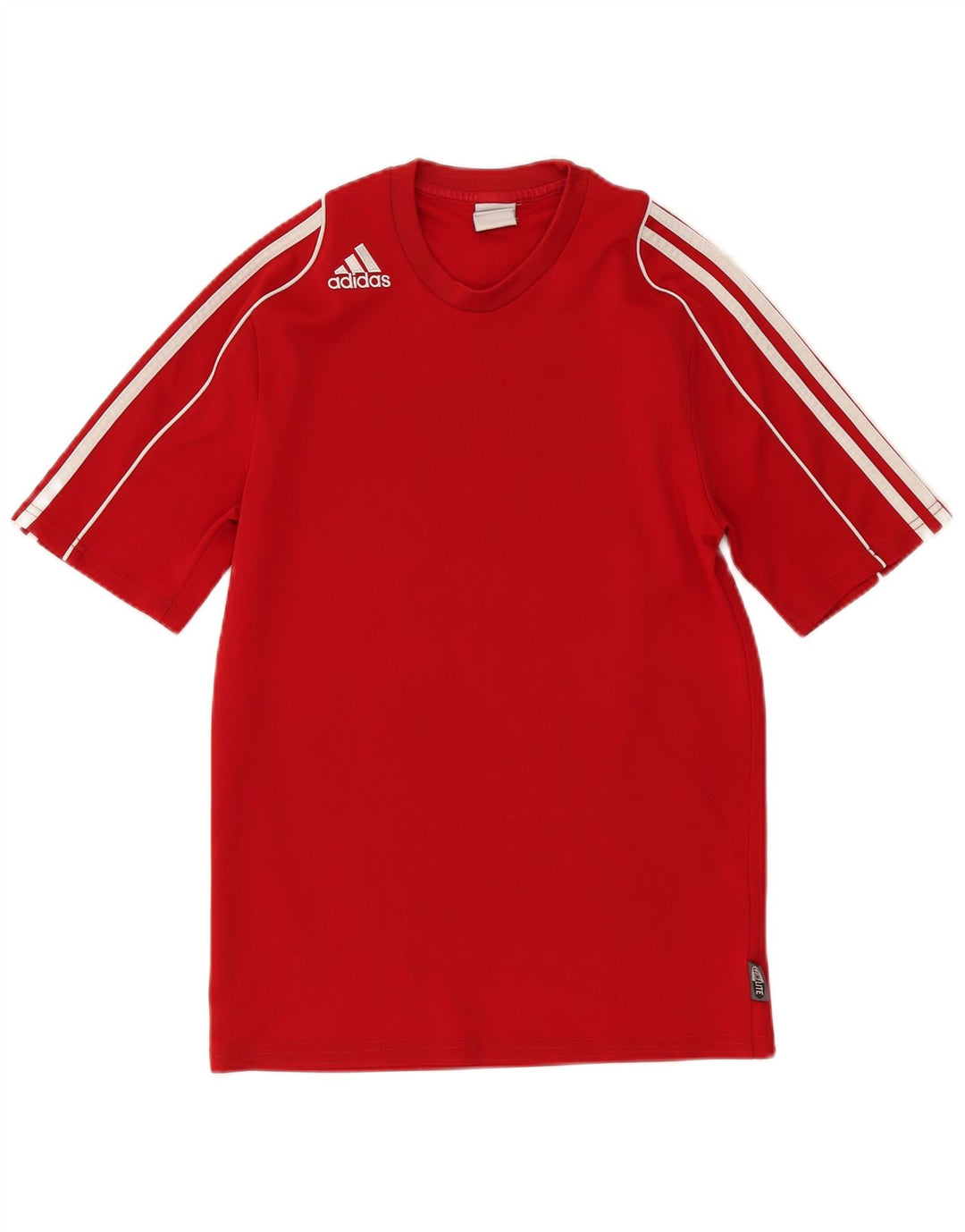 Adidas Herre Climalite T-Shirt Top Lille Rød Polyester