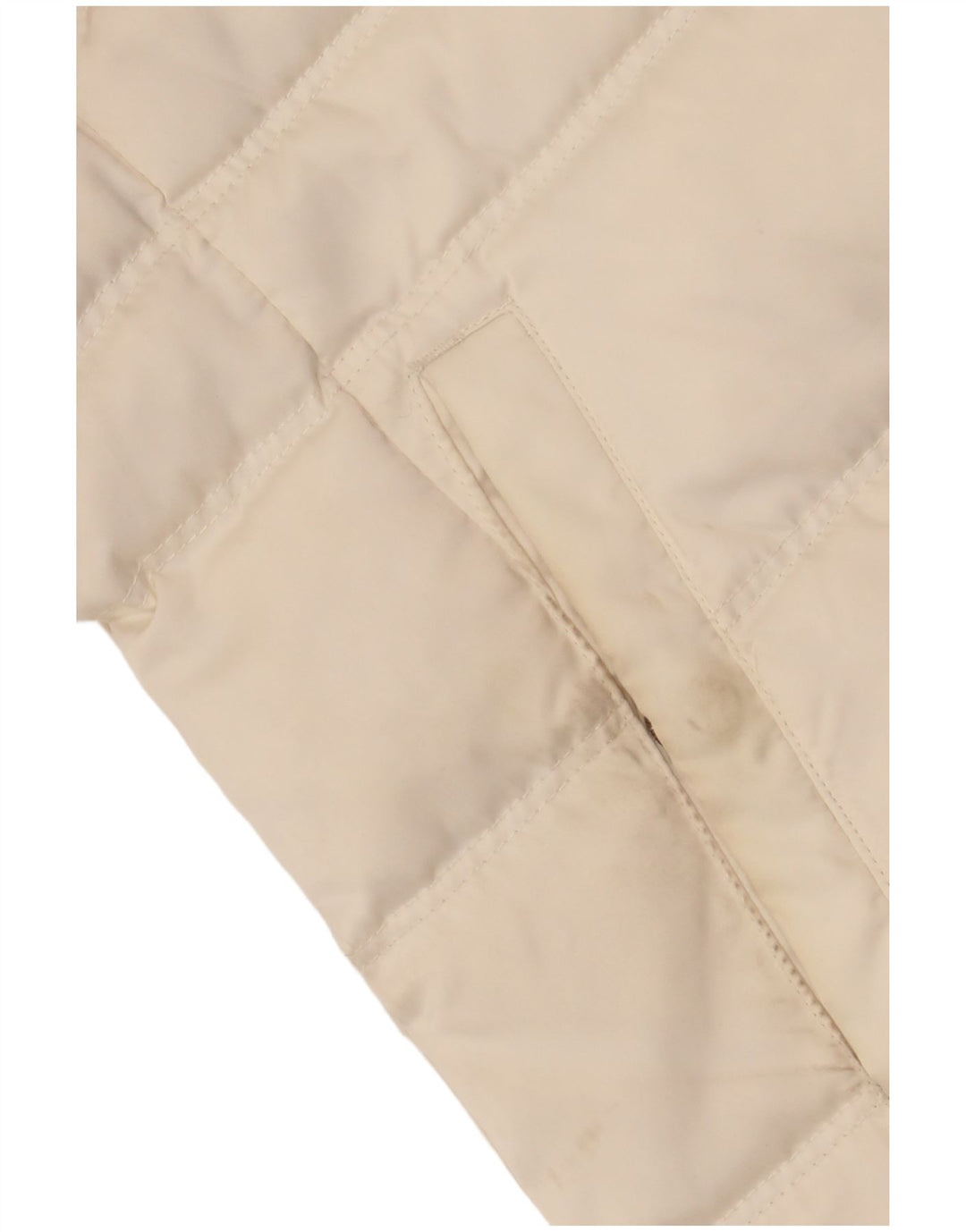 CALVIN KLEIN JEANS Dame Oversized polstret jakke UK 10 Small Off White