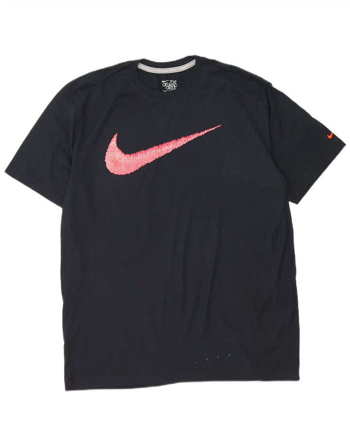 NIKE Mens Standard Fit Graphic T-Shirt Top XL Black