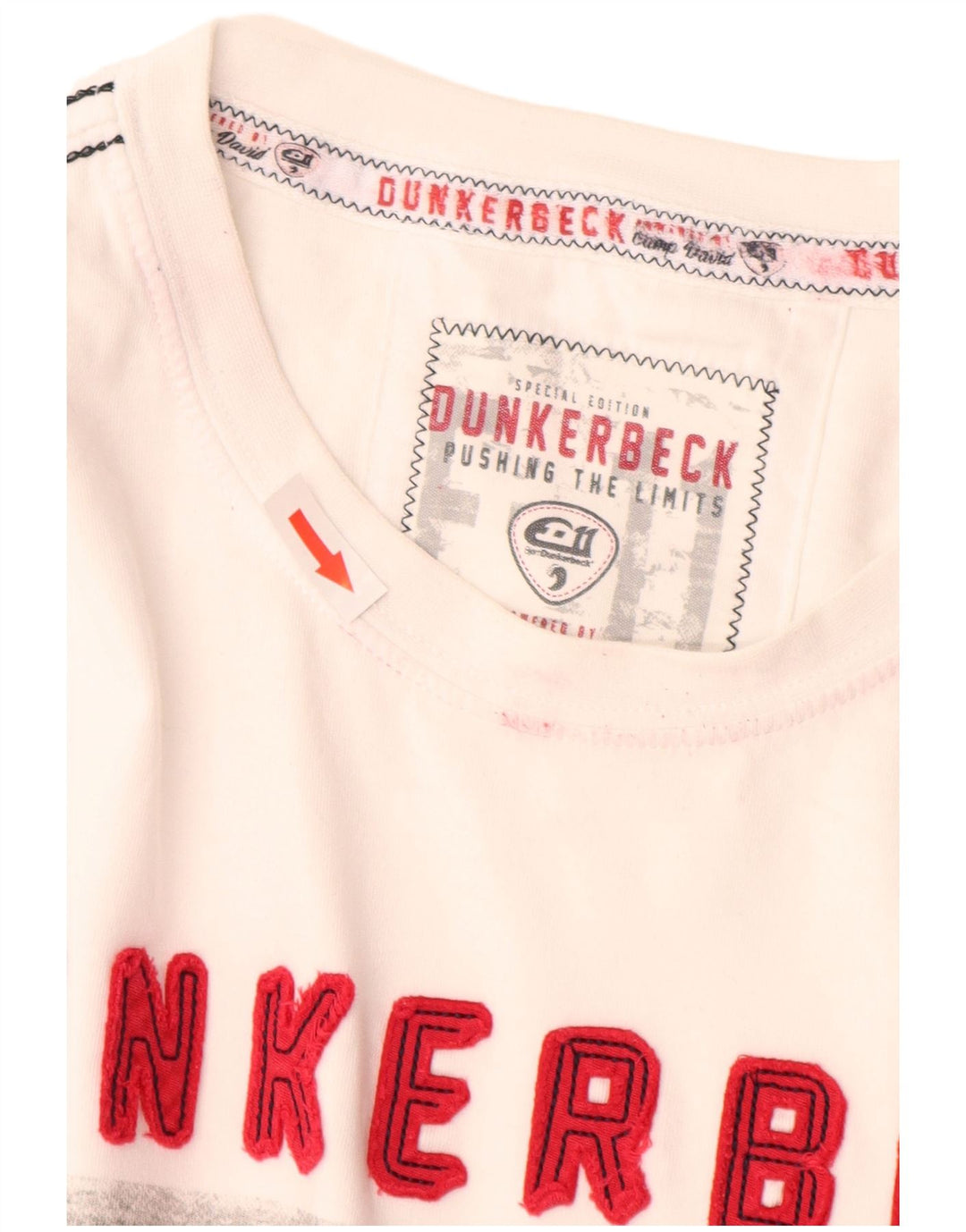 Camp David Herre Grafisk T-Shirt Top XL Hvid Bomuld