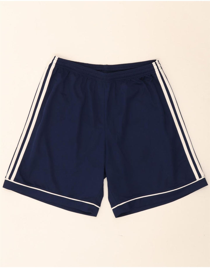 Adidas Herre Climalite Sportshorts store marineblå polyester