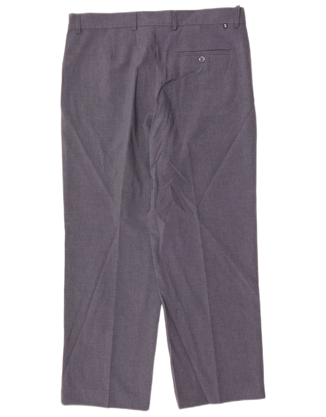 Farah Straight Casual Bukser til mænd W36 L29 Blå Polyester