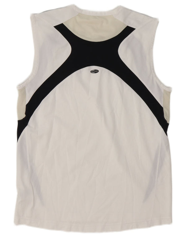 Adidas Herre Clima 365 Vest Top Medium White Colourblock Polyester
