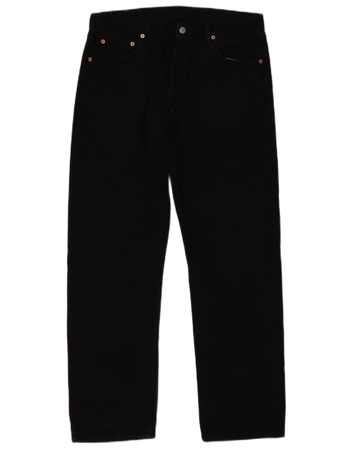 Levi's Herre 501 Straight Jeans W36 L32 Sort