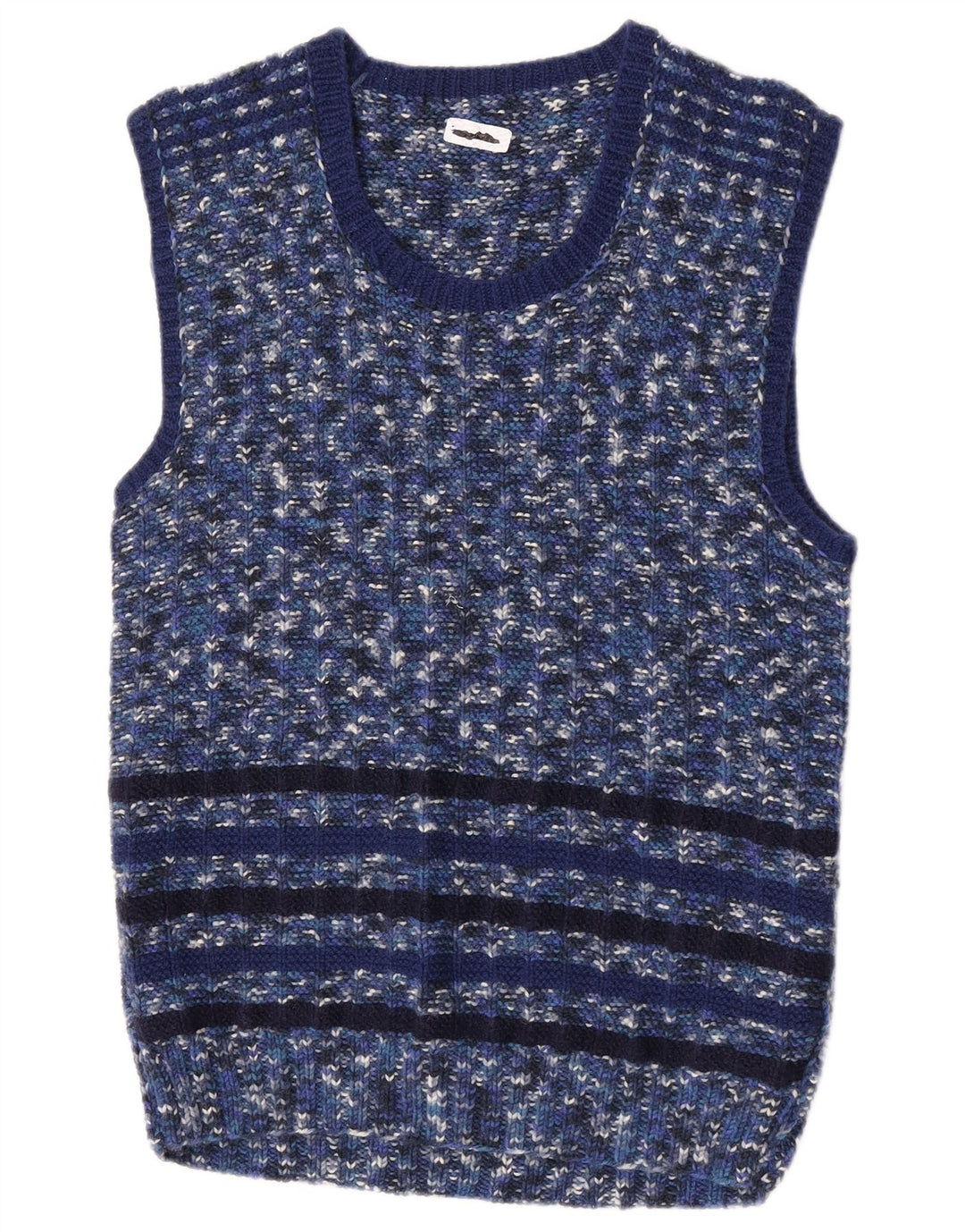 Vintage herrevest tanktop lille blå flækket