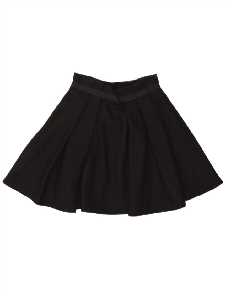 PATRIZIA PEPE Dame Firenze Flared Skirt IT 42 Medium W30 Sort Uld