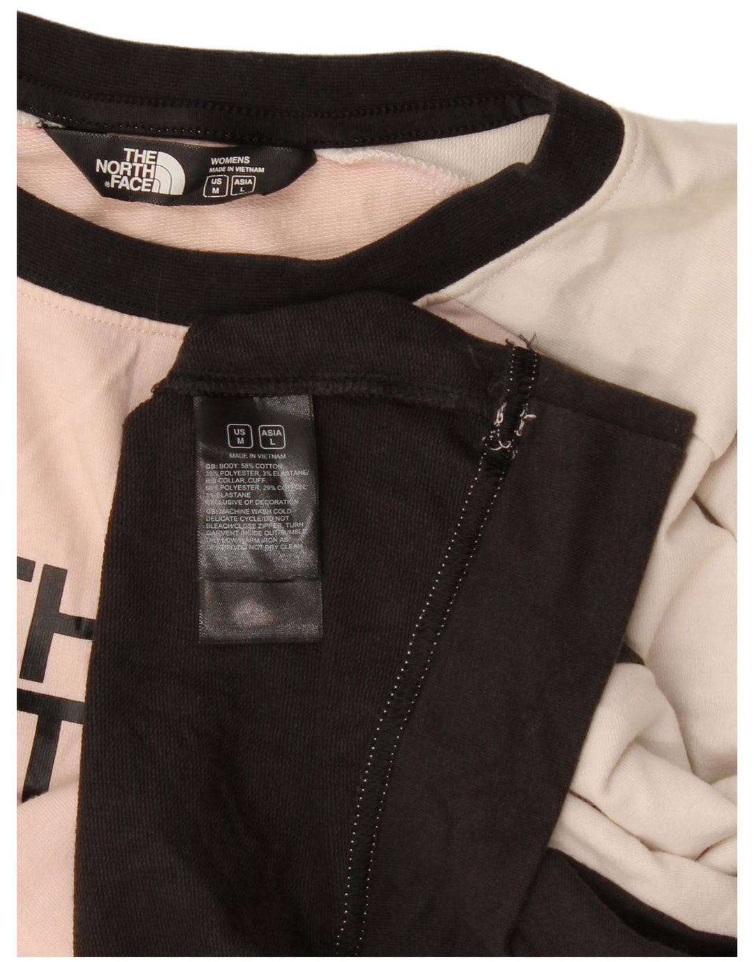 The North Face Dame Grafisk Sweatshirt Jumper UK 14 Medium Flerfarvet