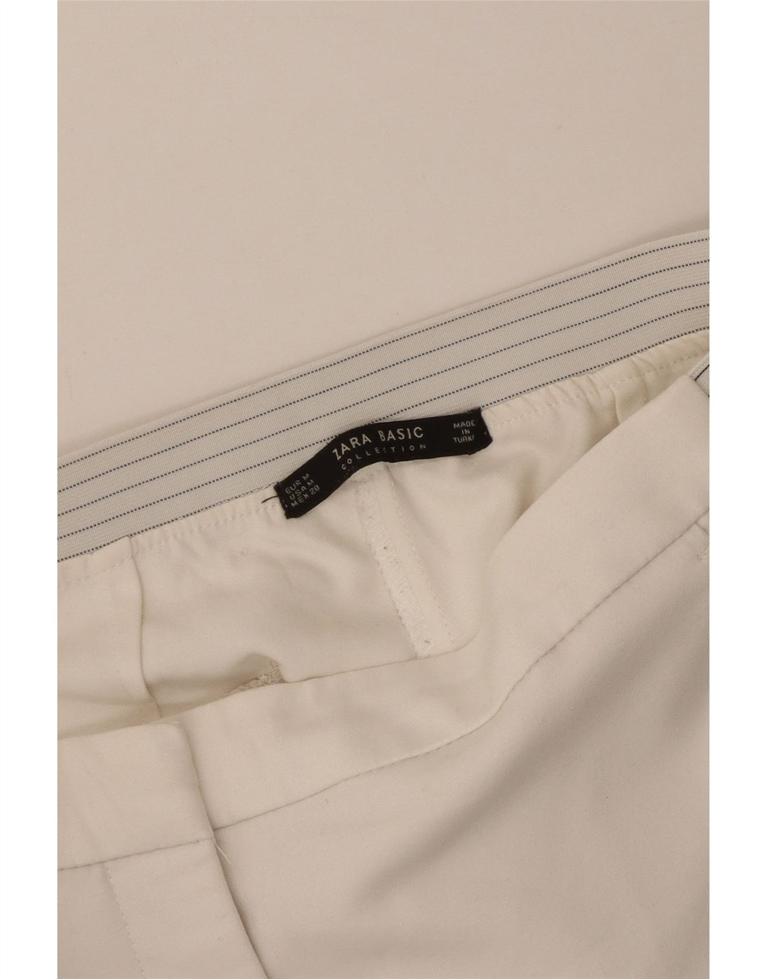 Zara Lige Casual Bukser til kvinder Medium W28 L27 Hvid