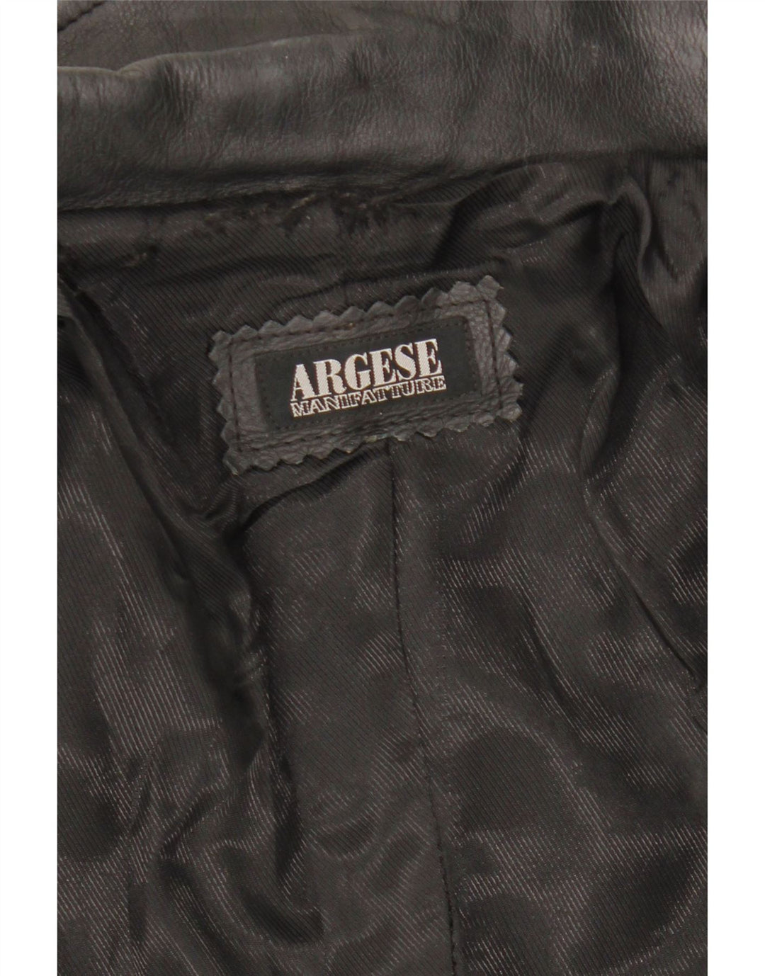 VINTAGE Læderfrakke til kvinder UK 10 Lille Sort