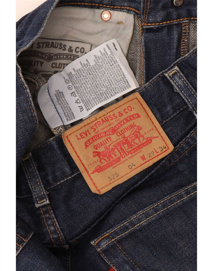 Levi's Herre 525 Bootcut Jeans W29 L34 Marineblå Bomuld