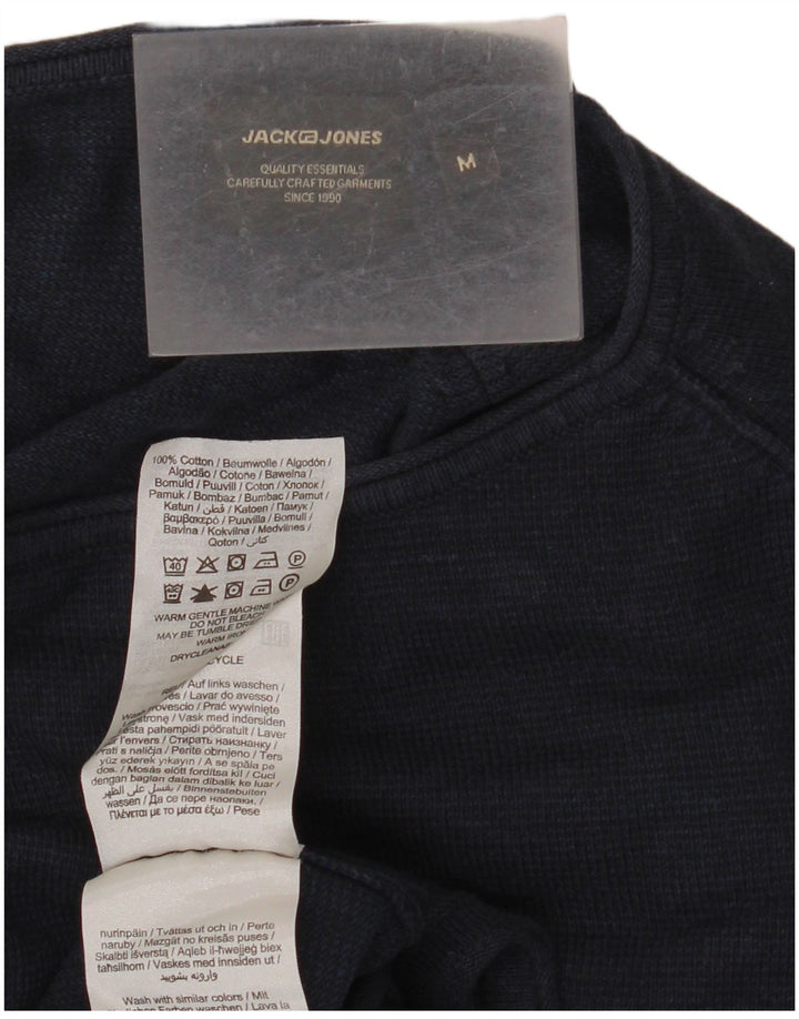 JACK & JONES Herre sweater med rund hals, medium marineblå bomuld