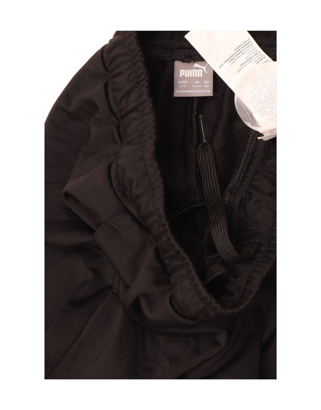 PUMA Træningsdragt til drenge Bukser Joggers 13-14 år Sort polyester