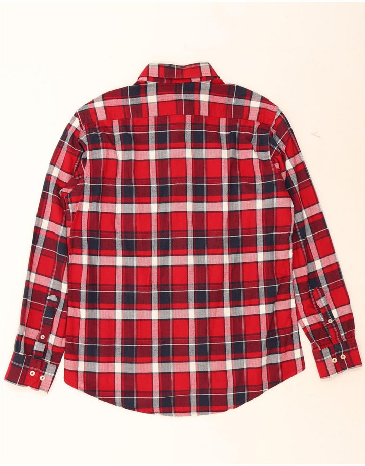 CARRERA Mens Flannel Shirt Large Red Check Cotton Vintage Carrera and Second-Hand Carrera from Messina Hembry 
