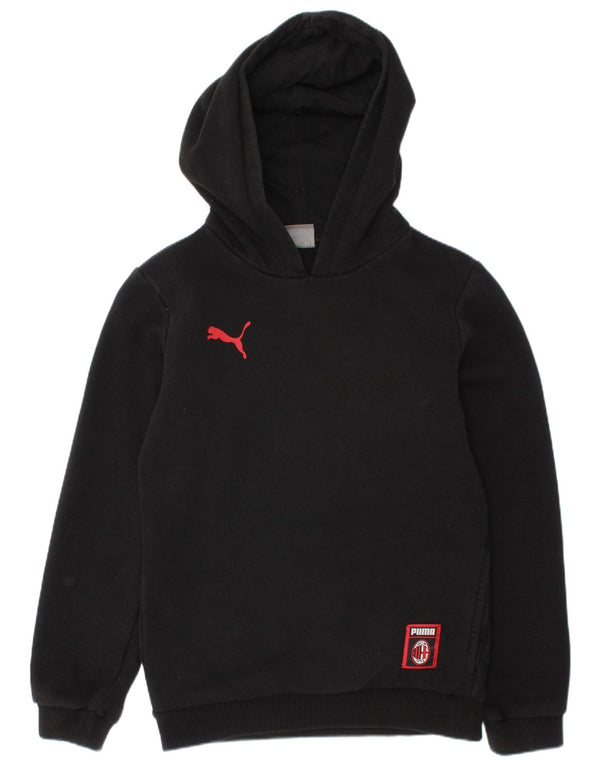 Puma Boys AC Milan grafisk hættetrøje 7-8 år sort bomuld