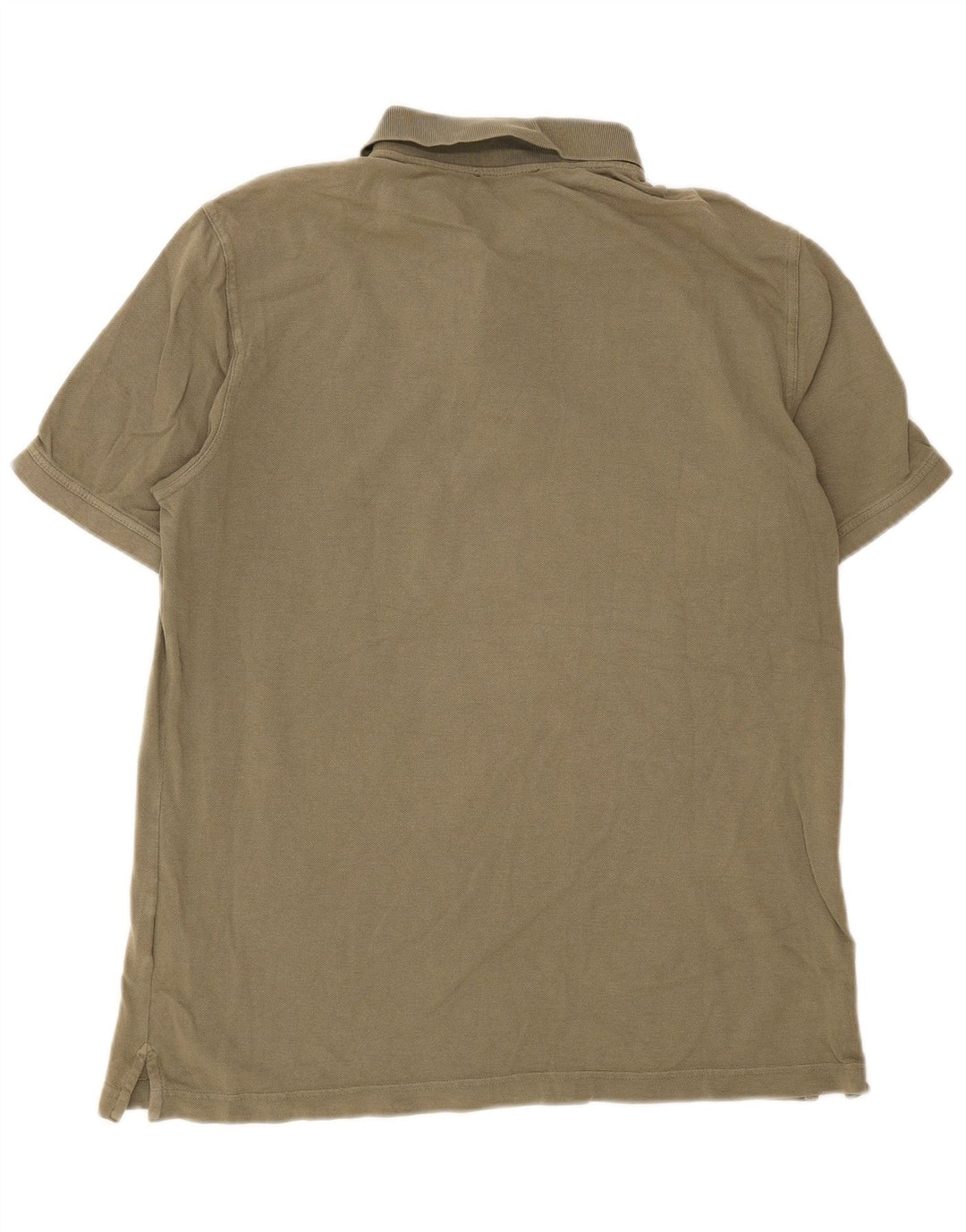 Benetton herre poloshirt XL Khaki Bomuld