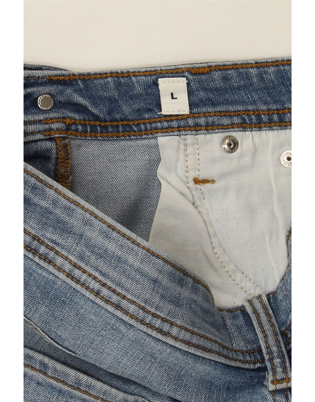 JACK & JONES Mens Denim Shorts Large W34 Blue Cotton Vintage Jack & Jones and Second-Hand Jack & Jones from Messina Hembry 