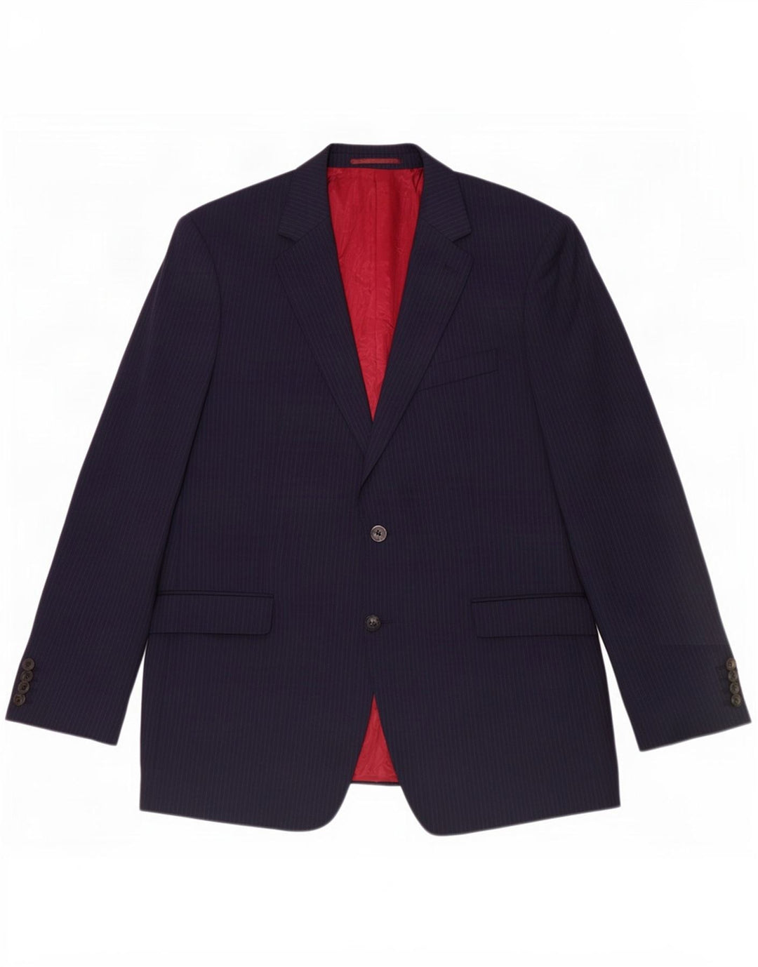 Marks & Spencer Herre lang 2-knaps blazerjakke UK 44 XL Navy Blue