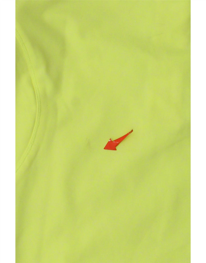 Under Armour Dame Cold Gear Pullover Træningsdragt Top UK 8 Small Yellow