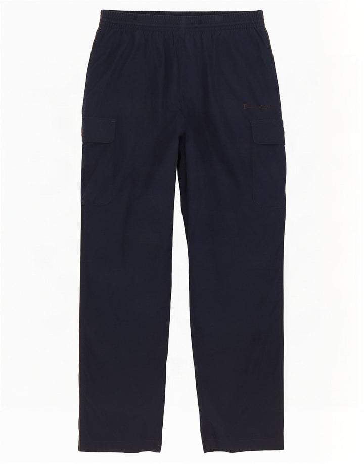 Champion Herre Cargo Træningsdragt Bukser Large Navy Blue Polyester