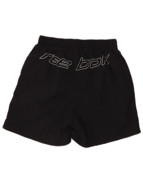 REEBOK Herre grafiske sportsshorts XS sort nylon