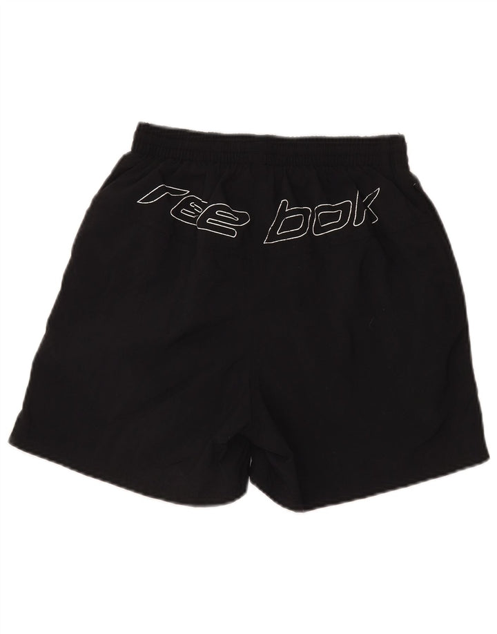 REEBOK Herre grafiske sportsshorts XS sort nylon