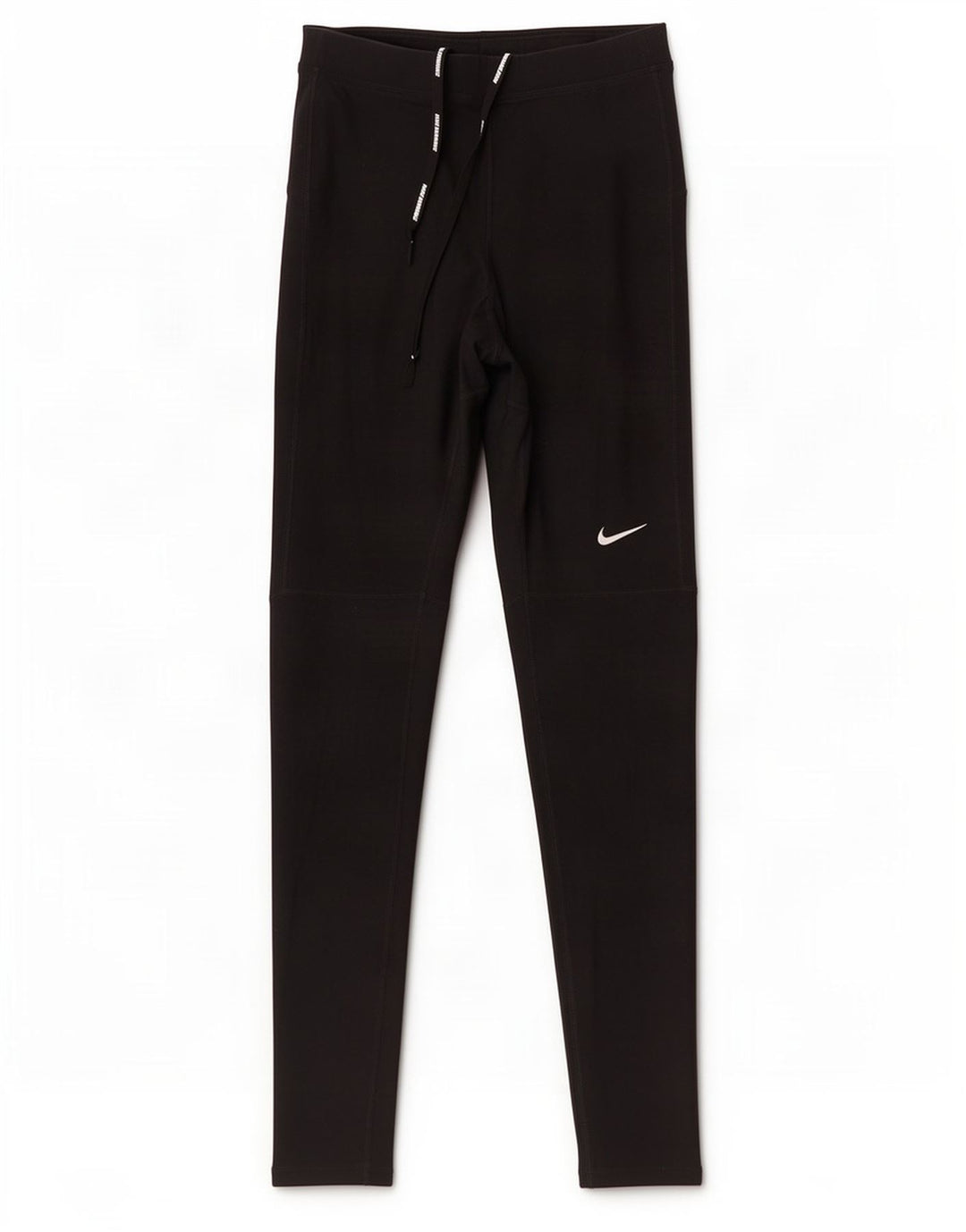 Nike Dame Dri Fit Leggings UK 10 Small Black Polyester