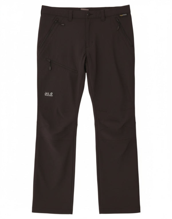 Jack Wolfskin Dame Vandre Cargo Bukser UK 12 Medium W32 L31 Sort