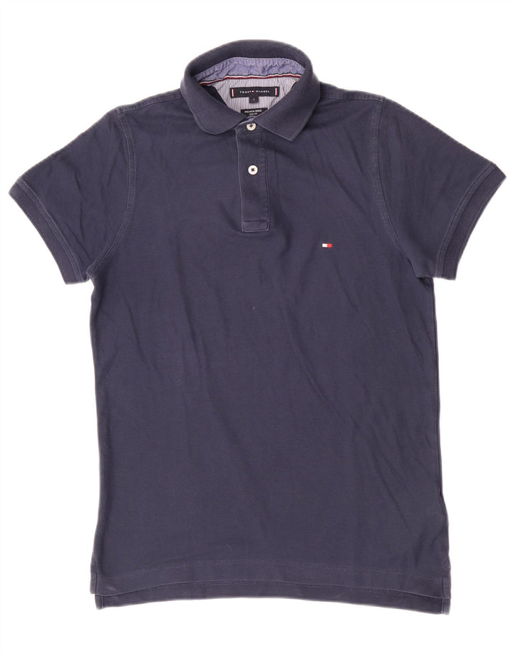 Tommy Hilfiger Herre poloshirt Lille marineblå bomuld