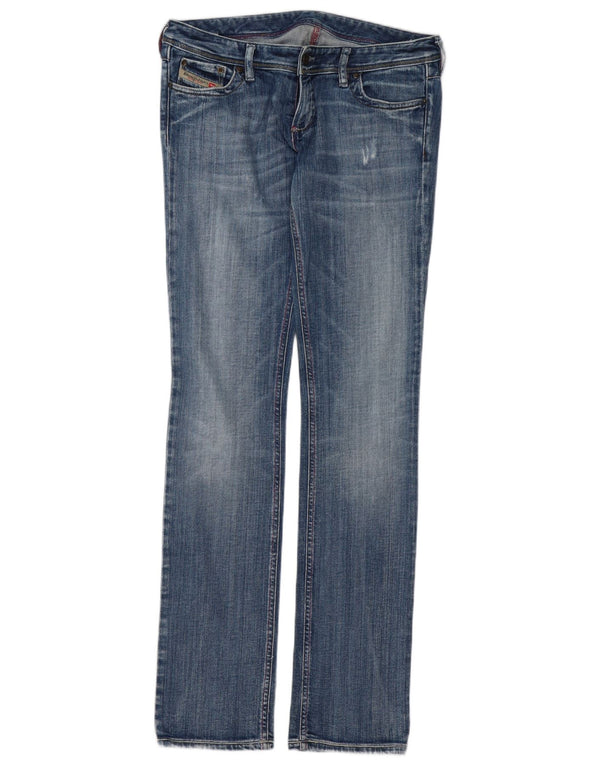 DIESEL Dame Slim Jeans W31 L35 Blå Bomuld