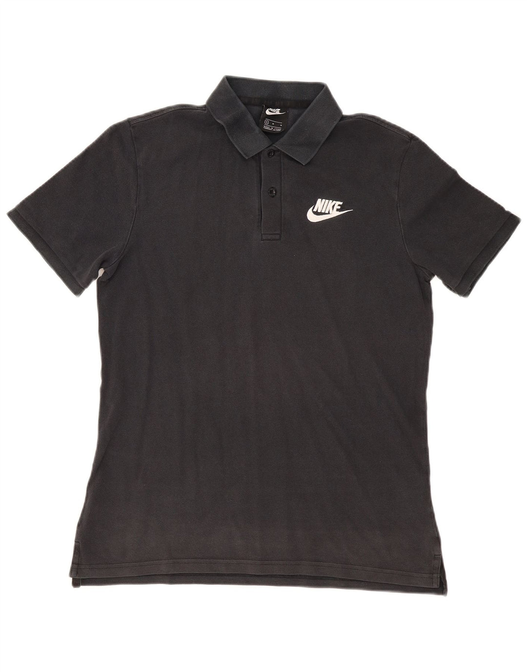 Nike poloshirt til mænd, medium sort bomuld