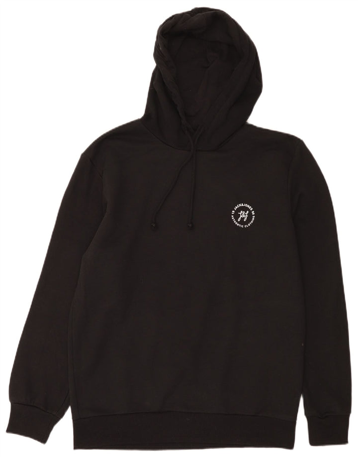 Jack & Jones Herre hættetrøje Jumper Stor sort bomuld